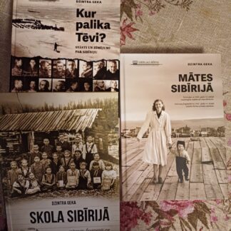 3 grāmatas par izsūtīšanu uz Sibīriju